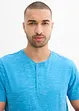 Henley shirt, korte mouw (set van 2), bonprix