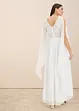 Trouwjurk van chiffon met kant, bonprix
