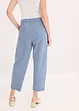 Jersey broek met bandplooien, bonprix