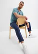 T-shirt met V-hals van biologisch katoen (set van 2), bonprix