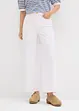 Wide leg jeans met high waist, cropped, bonprix