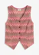 Gilet met gehaakte look, bonprix