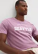 T-shirt (set van 2) van puur katoen, bonprix
