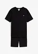 T-shirt en shirt bermuda (2-dlg. set) van biologisch katoen, bonprix