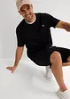 T-shirt en shirt bermuda (2-dlg. set) van biologisch katoen, bonprix