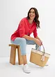 Gebreid vest met ronde hals, bonprix