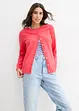 Gebreid vest met ronde hals, bonprix