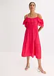 Jurk met volants van gestructureerde viscose, bonprix