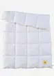 Donzen dekbed met geborduurd bloemenmotief en elegante biezen medium, bonprix