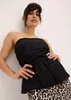 Strapless blousetop met peplum, bonprix