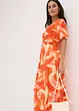 Maxi jurk met batikprint in een zachte viscosemix, bonprix