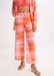 Wijde broek met batikprint, bonprix