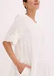 Mousseline jurk met broderie anglaise, bonprix