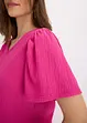 Shirt van gestructureerde crêpe, bonprix
