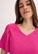 Shirt van gestructureerde crêpe, bonprix