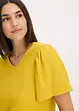 Shirt van gestructureerde crêpe, bonprix
