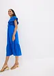 Jersey jurk met broderie anglaise van een zachte viscosemix, bonprix