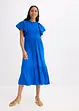Jersey jurk met broderie anglaise van een zachte viscosemix, bonprix