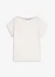 Viscose shirt met kant, bonprix