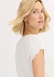 Viscose shirt met kant, bonprix
