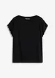 Viscose shirt met kant, bonprix
