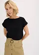 Viscose shirt met kant, bonprix