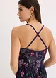 Maxi jurk van fijne tule met bandjes, bonprix