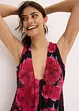 Jersey jurk met mesh, bonprix