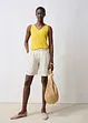 Linnen tanktop, bonprix