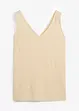Linnen tanktop, bonprix
