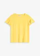 Shirt met volants op de mouwen, bonprix