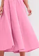 Midi rok in een elastische katoenmix, bonprix