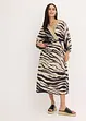 Midi jurk van soepele viscose, bonprix