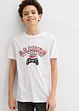 T-shirt (set van 2) met biologisch katoen, bonprix