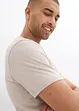 T-shirt met V-hals (set van 3), bonprix