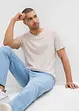 T-shirt met V-hals (set van 3), bonprix