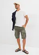 Regular fit sweat jeans bermuda, bonprix