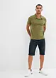 Slim fit stretch jeans bermuda, bonprix