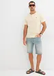 Stretch jeans bermuda met verstevigd kruis, regular fit, bonprix