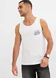 Tanktop van puur katoen (set van 3), bonprix