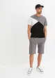 T-shirt en sweat bermuda (2-dlg. set), bonprix