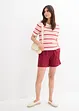 Paperbag short met linnen, bonprix