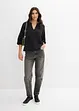 Oversized blouse van mousseline, bonprix