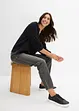 Oversized blouse van mousseline, bonprix