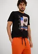 T-shirt en sewat bermuda (2-dlg. set), bonprix