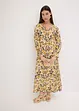 Gedessineerde kaftan jurk van vloeiende viscose, bonprix