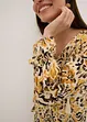 Gedessineerde kaftan jurk van vloeiende viscose, bonprix
