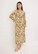 Gedessineerde kaftan jurk van vloeiende viscose, bonprix