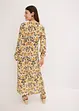 Gedessineerde kaftan jurk van vloeiende viscose, bonprix