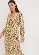 Gedessineerde kaftan jurk van vloeiende viscose, bonprix